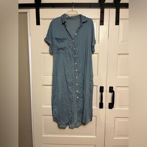 Denim button-down dress target – tag missing